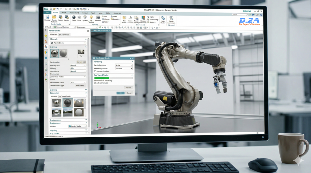 การออกแบบอุตสาหกรรม 3 มิติ ด้วยโปรแกรม Siemens NX Industrial Design Photo-Realistic Rendering